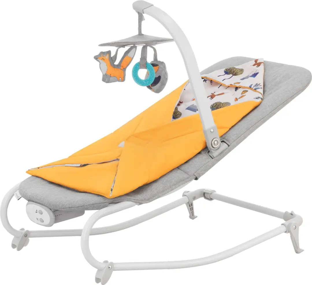 KinderKraft FELIO 2 Wip- en Ligstoel - Geel