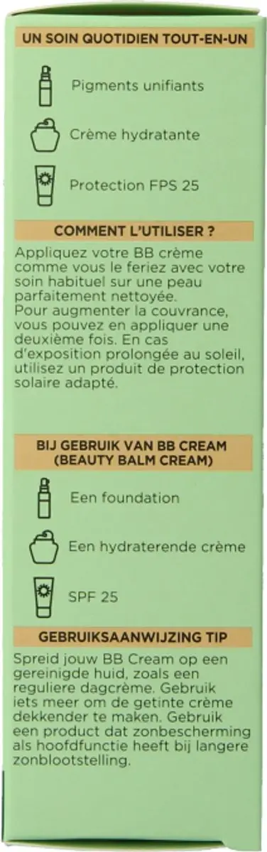 Garnier SkinActive BB Cream Light Oil Free 50ml