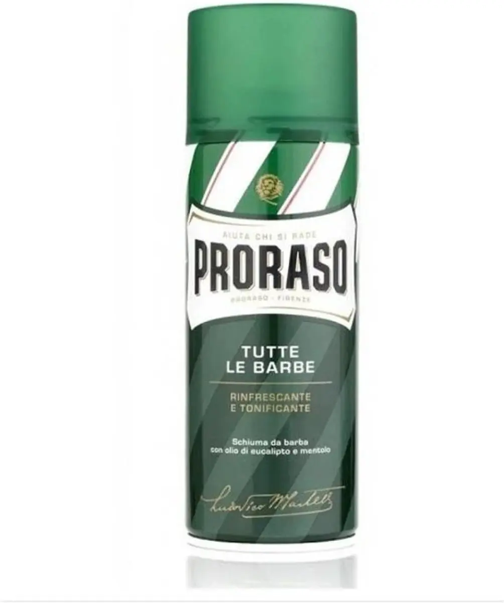 Proraso Green Scheerschuim 100ml - afbeelding 6 van 6
