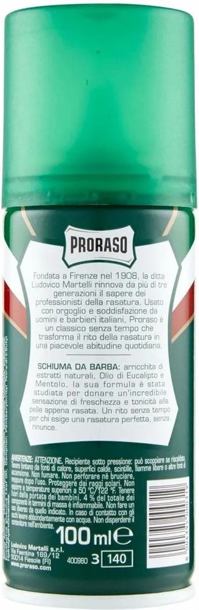 Proraso Green Scheerschuim 100ml
