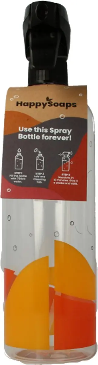 HappySoaps Cleaningfles Gerecycled Plastic 750ml