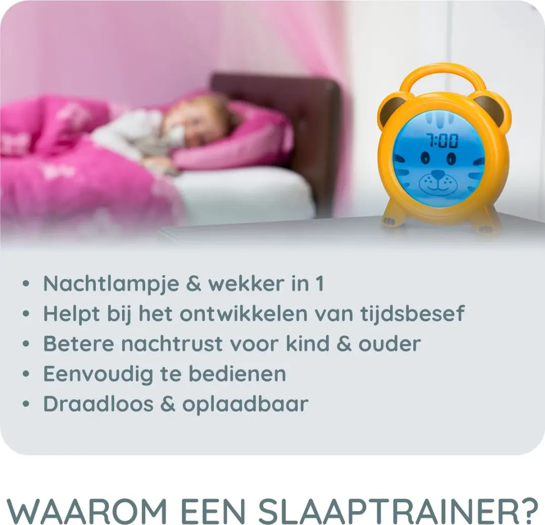 Alecto BC100TIGER Baby Bundel - Slaaptrainer & Thermometer - Tijger