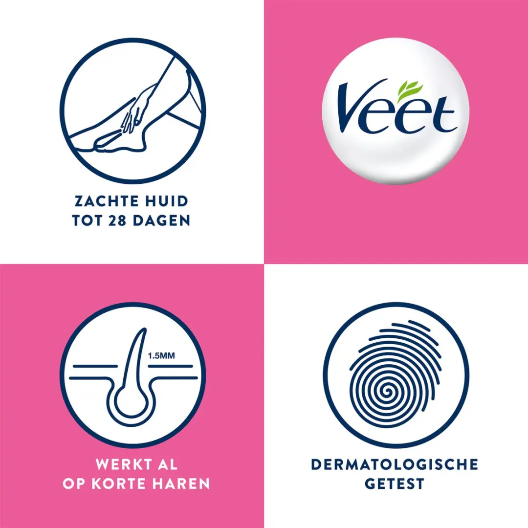 Veet Pure Koude Wasstrips - 56 Stuks (40+16) - Hypoallergeen - afbeelding 6 van 6