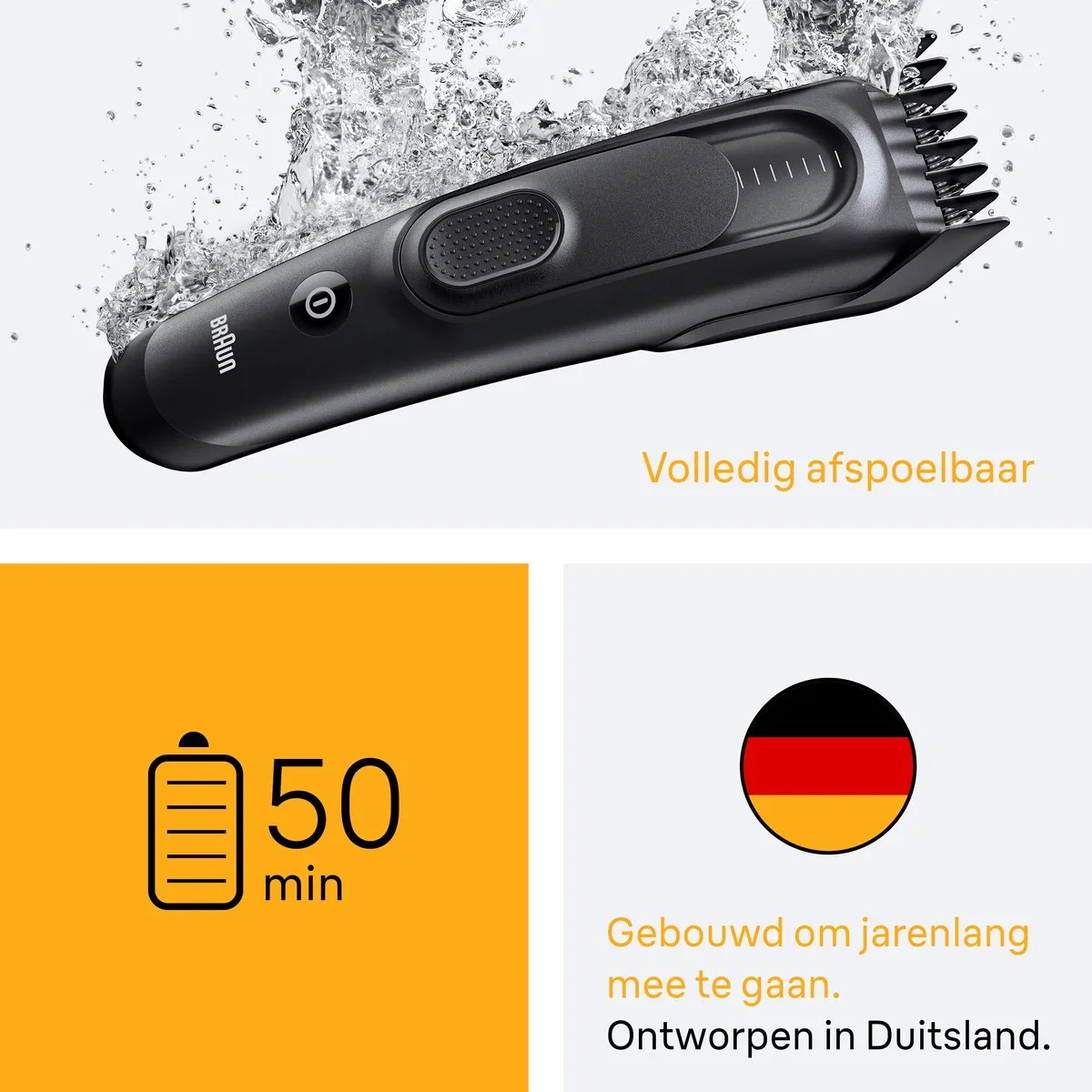 Braun Series 5 HC5530 Haartrimmer - 17 Lengtes - Zwart - afbeelding 6 van 6