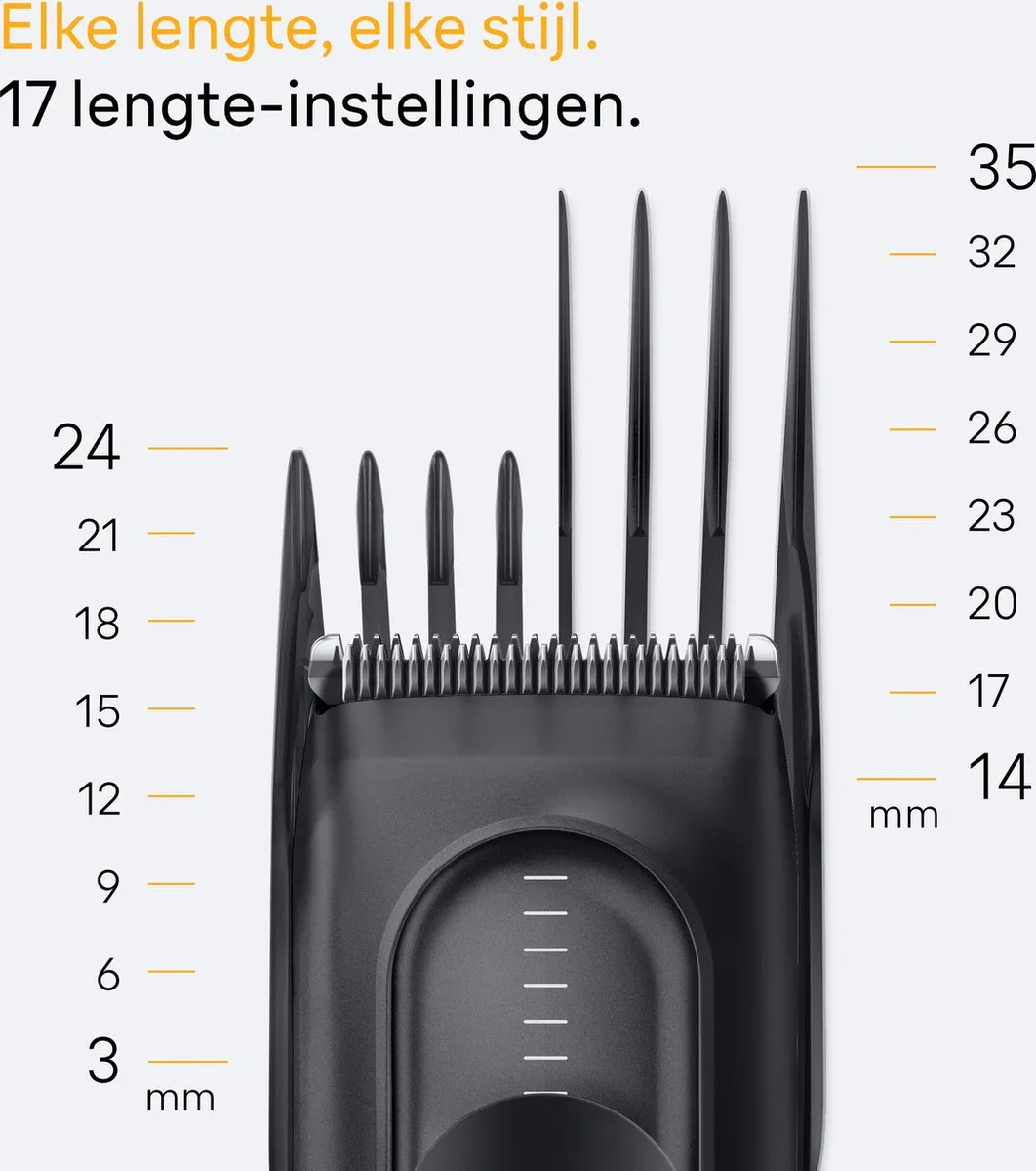 Braun Series 5 HC5530 Haartrimmer - 17 Lengtes - Zwart