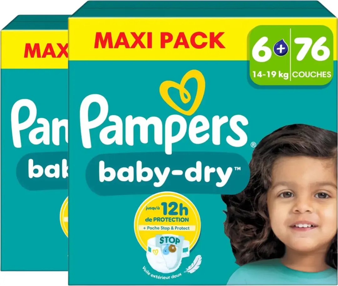 Pampers Baby-Dry Luiers Maat 6+