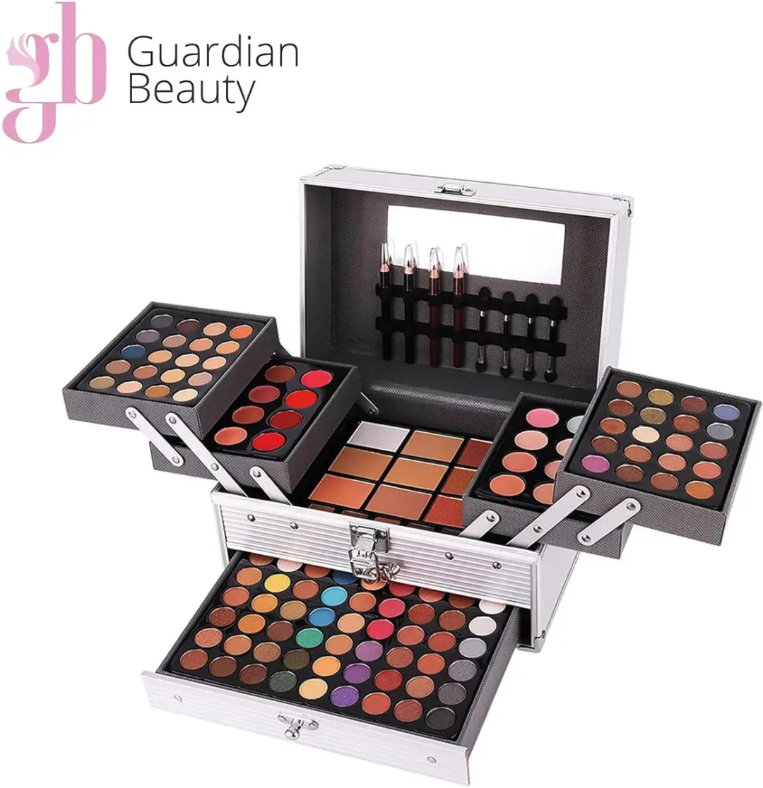 Guardian Beauty Make-up Set 12-kleuren - 27 Stuks - Silver