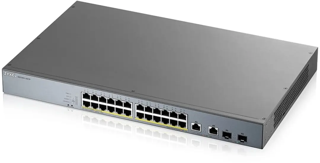 Zyxel GS1350-26HP-EU0101F Switch - 24x PoE 10/100/1000Mbps - 2x SFP