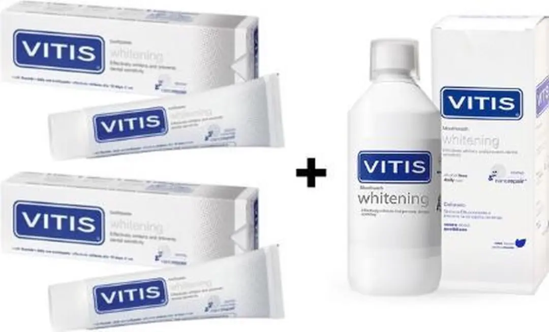 Vitis Whitening Tandpasta & Mondwater