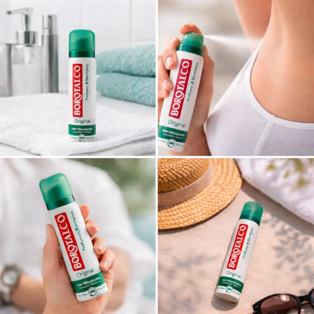Borotalco Original Active Crystal Talk Deo Spray - 2x150ml - afbeelding 6 van 6