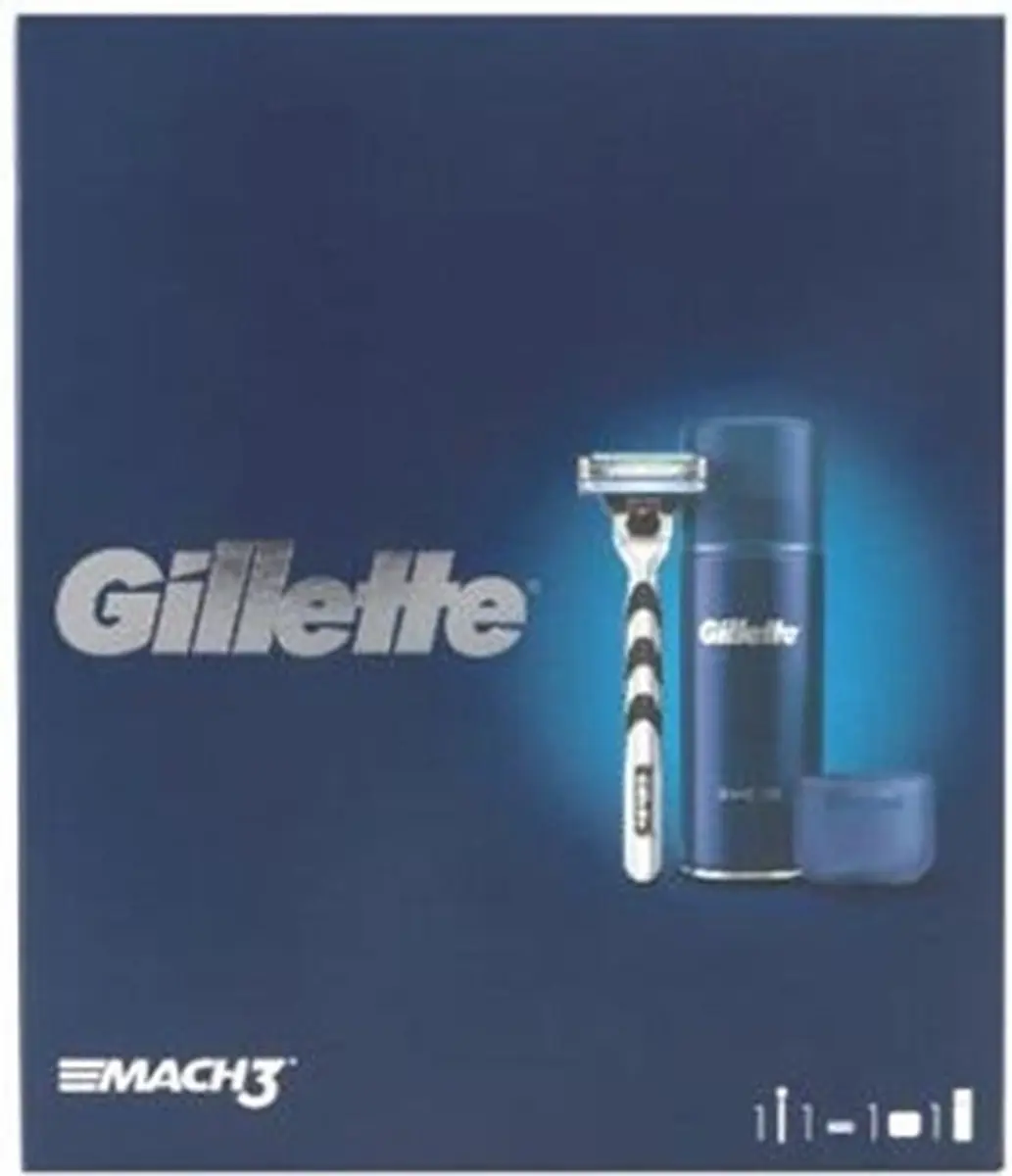 Gillette Mach 3 Geschenkverpakking - Scheermes & Scheergel 75ml