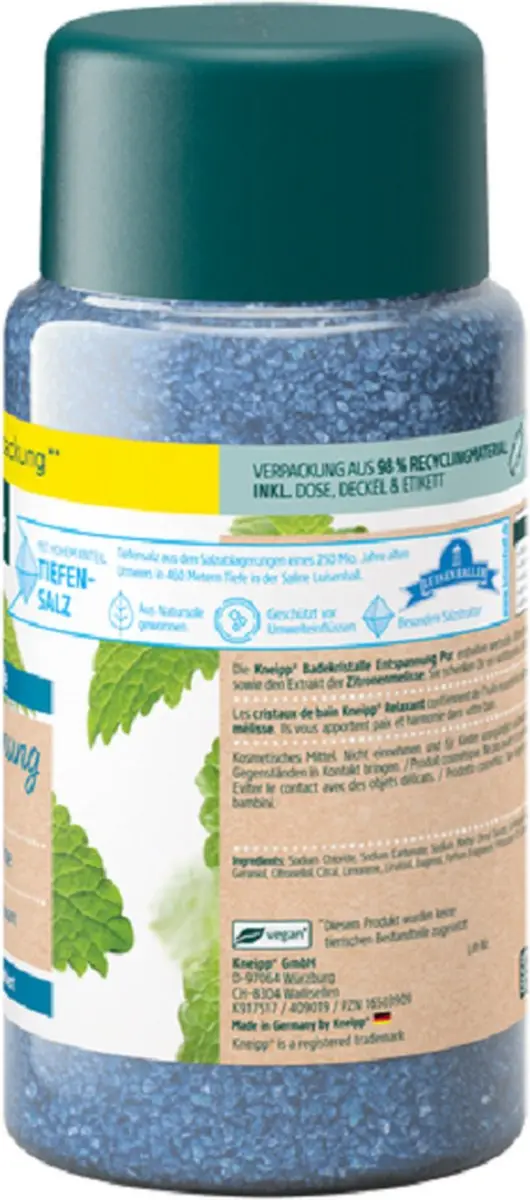 Kneipp Badzout Citroenmelisse 600g