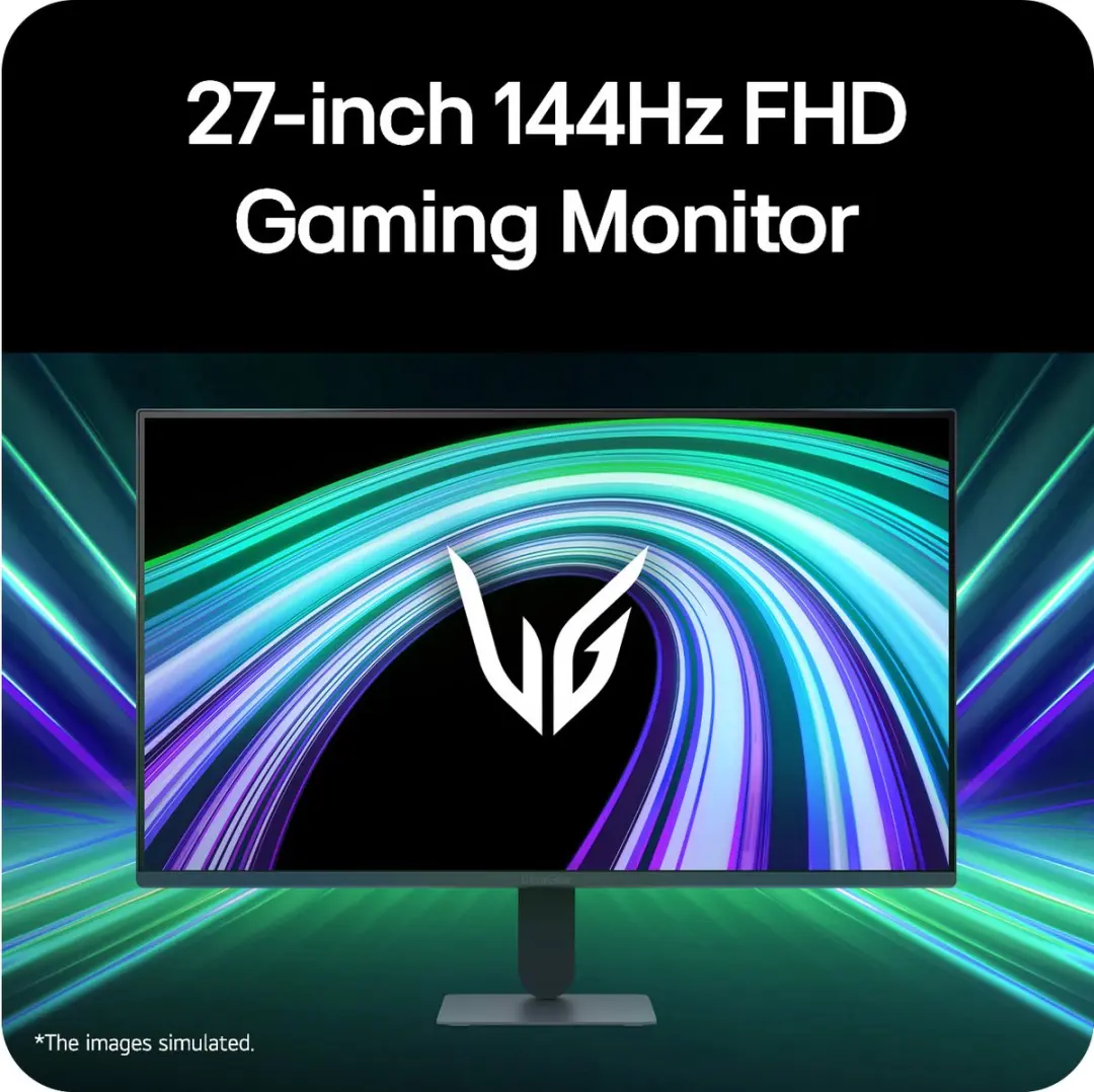 LG UltraGear 27G411B-B Gaming Monitor - 27" 144Hz Full HD IPS