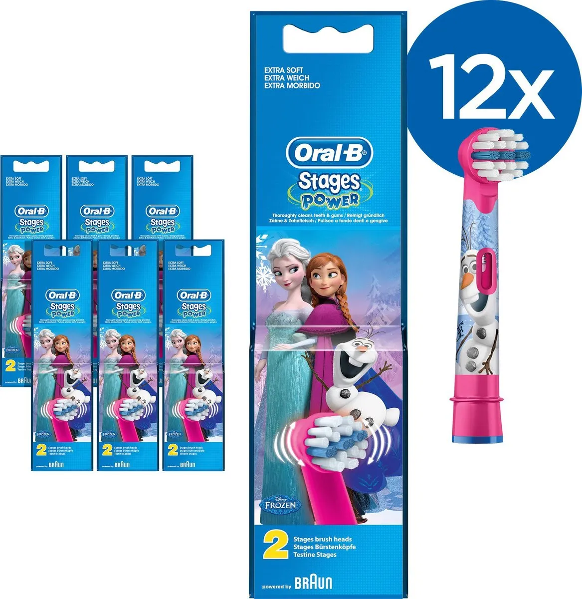 Oral-B Stages Power Disney Frozen Opzetborstels