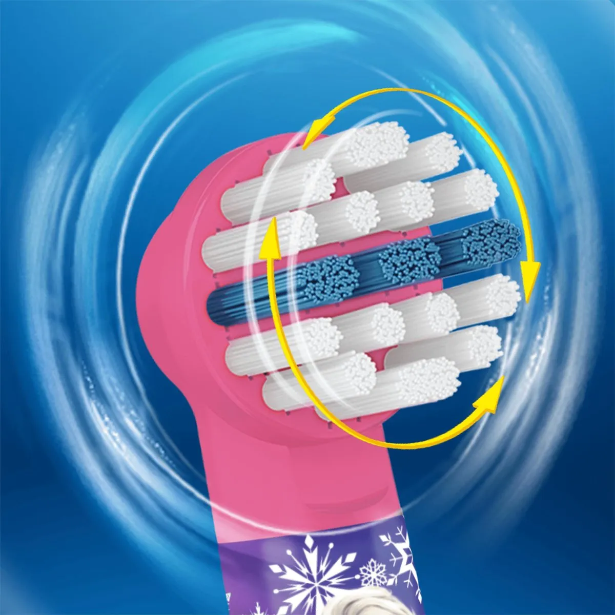 Oral-B Stages Power Disney Frozen Opzetborstels - 12 Stuks - Roze