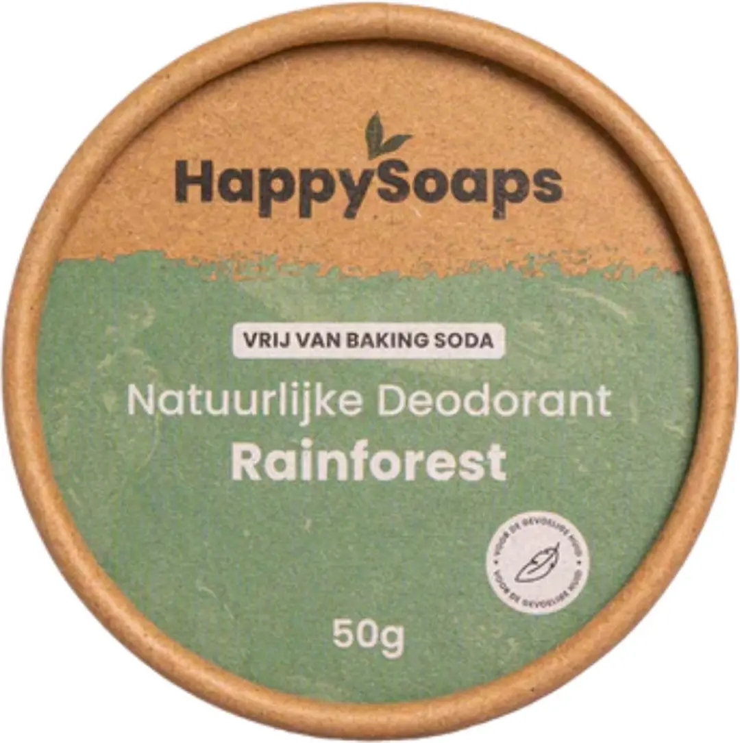 HappySoaps Natuurlijke Deodorant Gevoelige Huid Rainforest 50ml