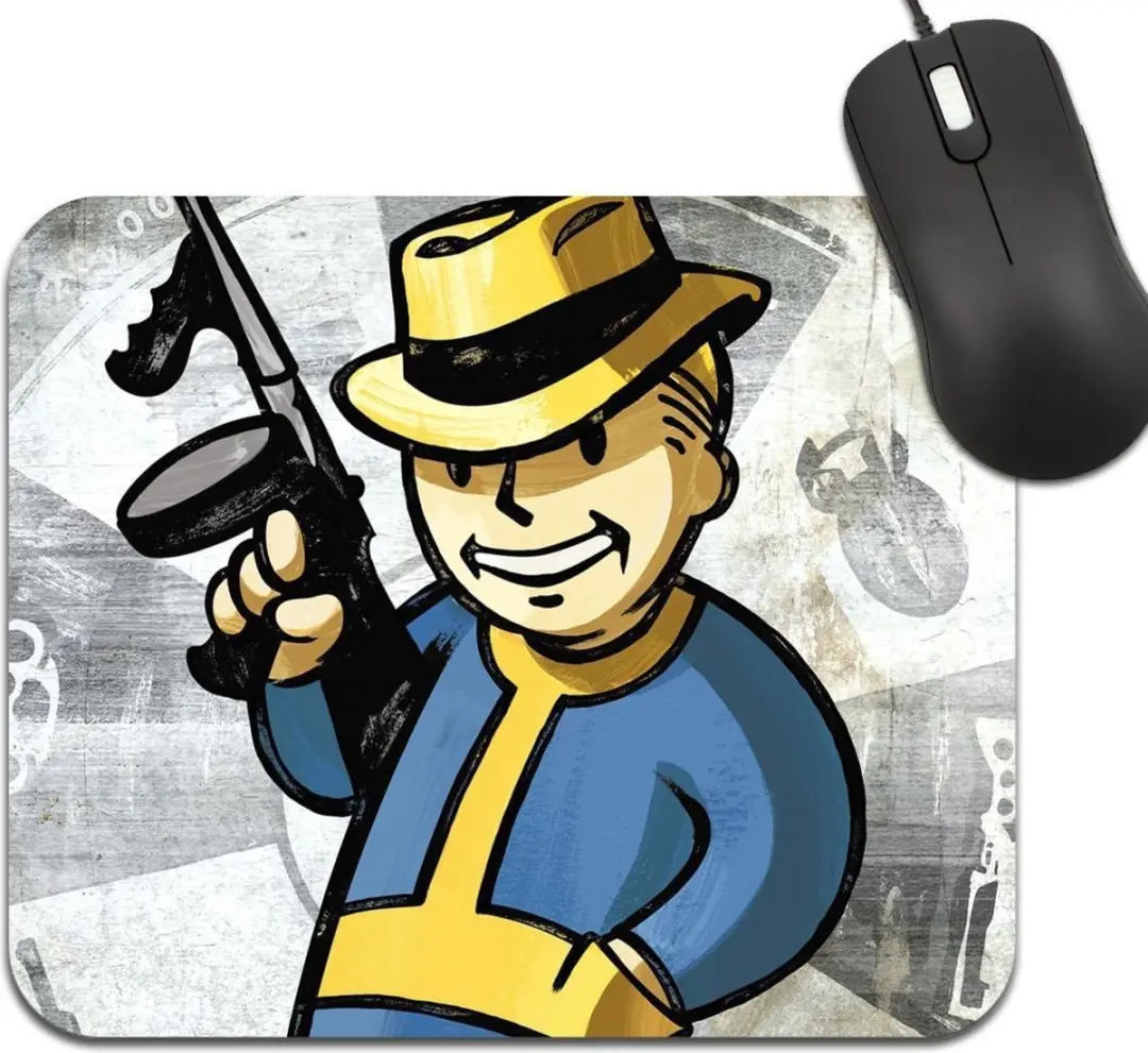 Bethesda Fallout 4 Logo Mousepad - Geel