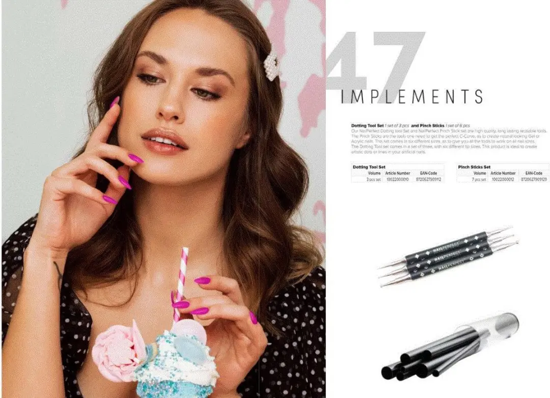Nail Perfect Pinch Sticks 7 Stuks - 26g - Zwart