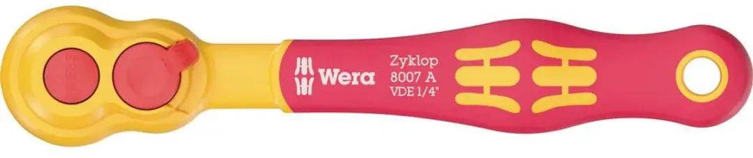 Wera 8007 A VDE Zyklop-ratel 1/4" 150mm