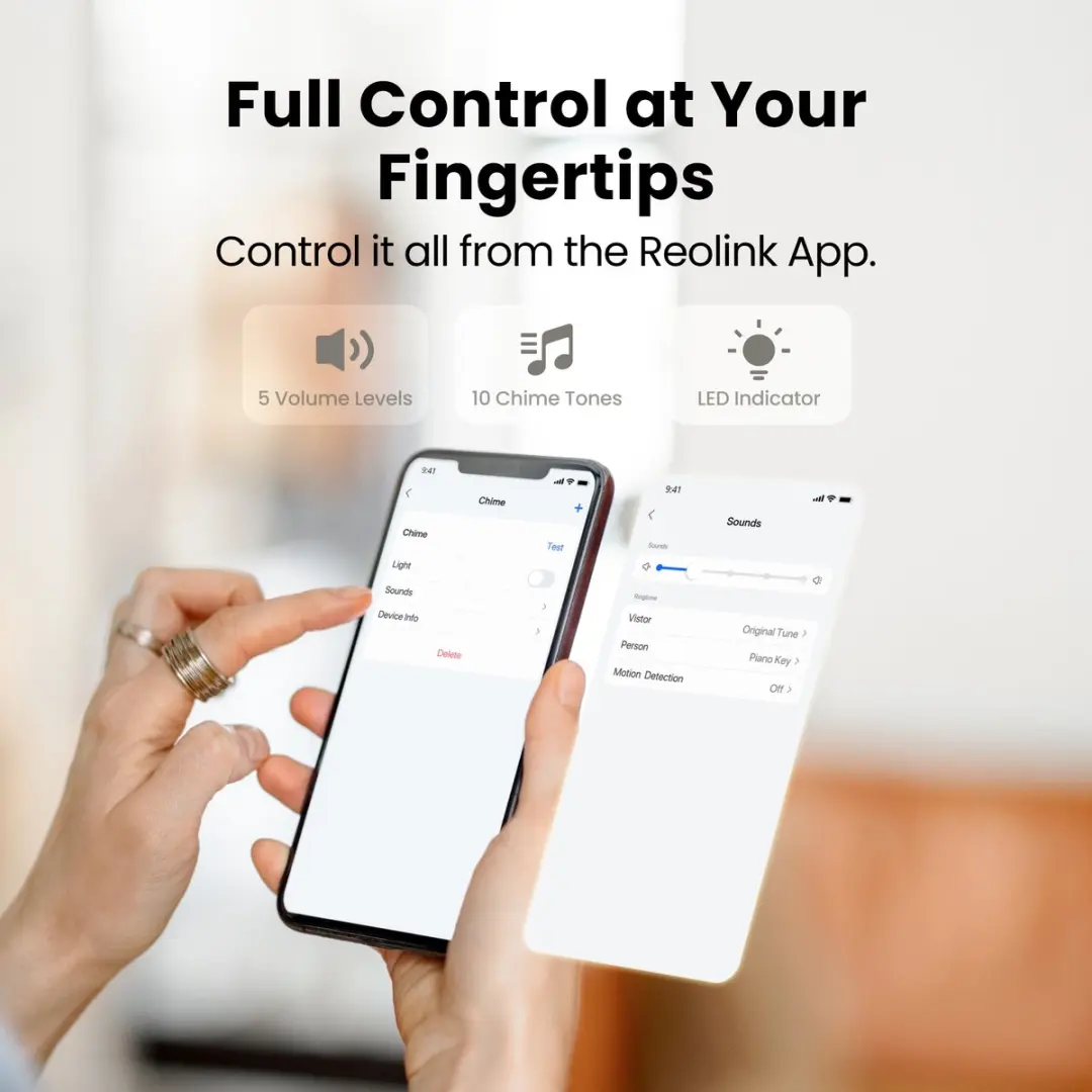Reolink Chime Plus Insteekbare Sirene - Wit