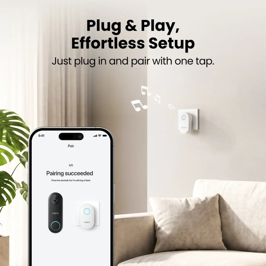 Reolink Chime Plus Insteekbare Sirene - Wit