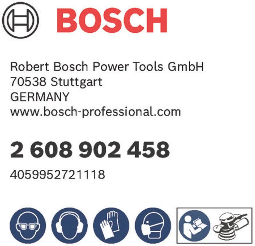 Bosch Professional EXPERT O780 Folieschuurschijf 150mm K80 - 50 Stuks