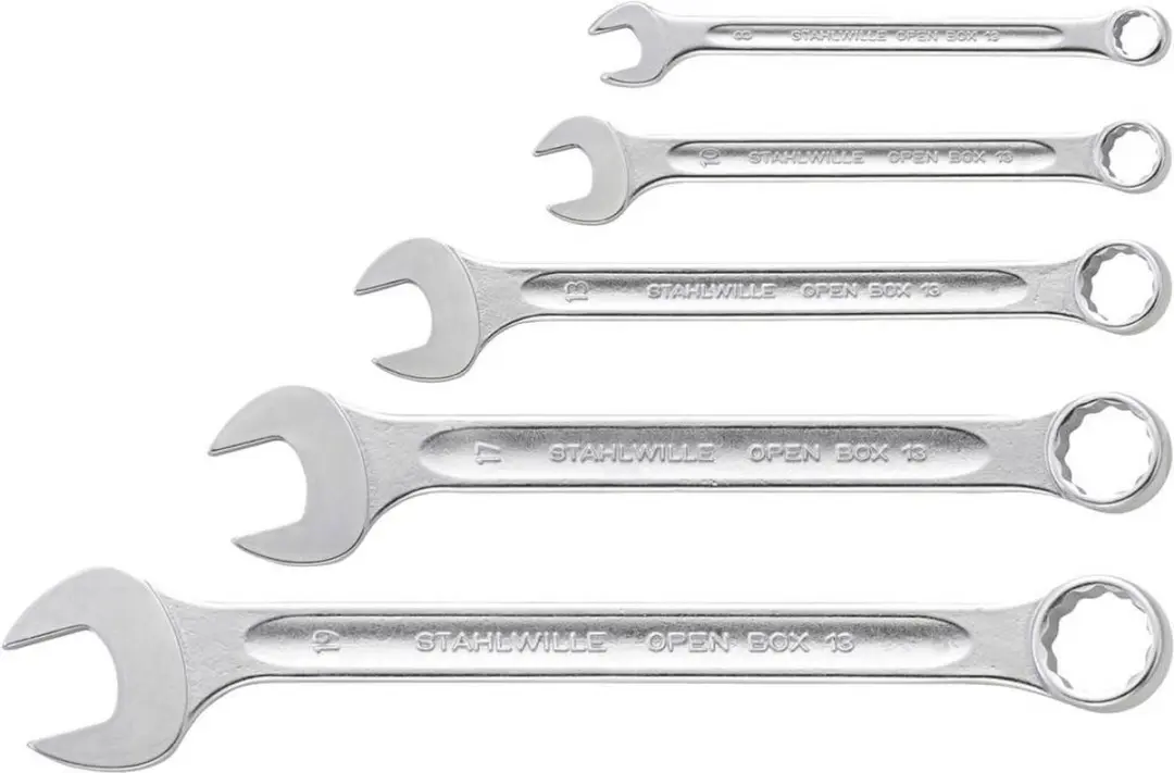 Stahlwille 96400809 Ring-steeksleutelset 5-delig 8-19mm