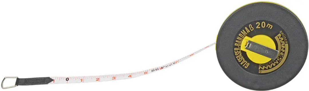 Brüder Mannesmann 807-50 Meetlint 50m - Geel/Zwart
