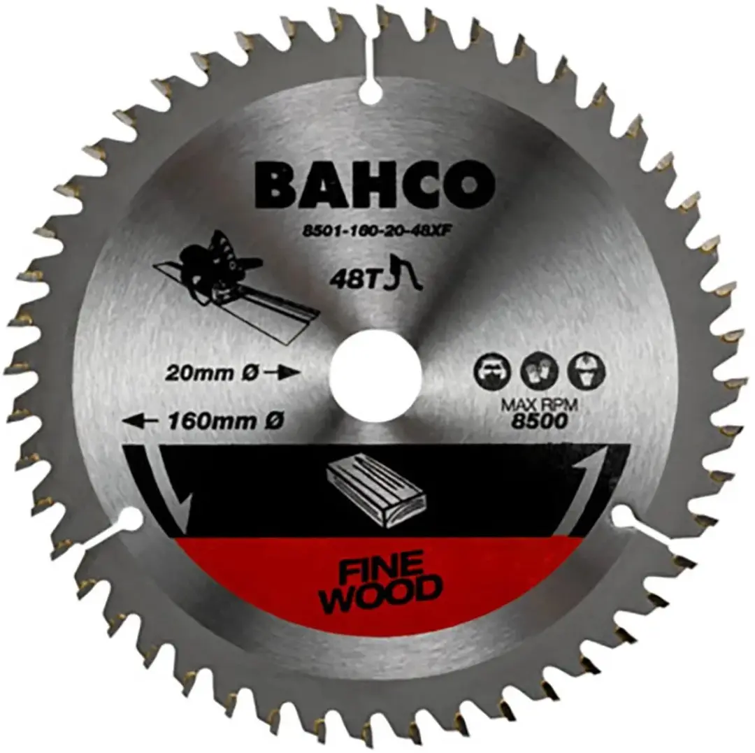 Bahco Cirkelzaagblad 165mmx20mm