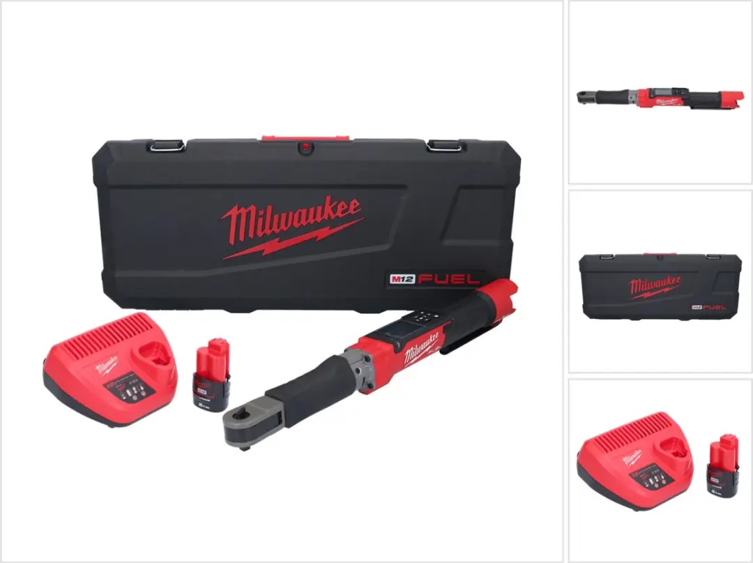 Milwaukee M12 ONEFTR38-201C Digitale Momentsleutel 3/8"