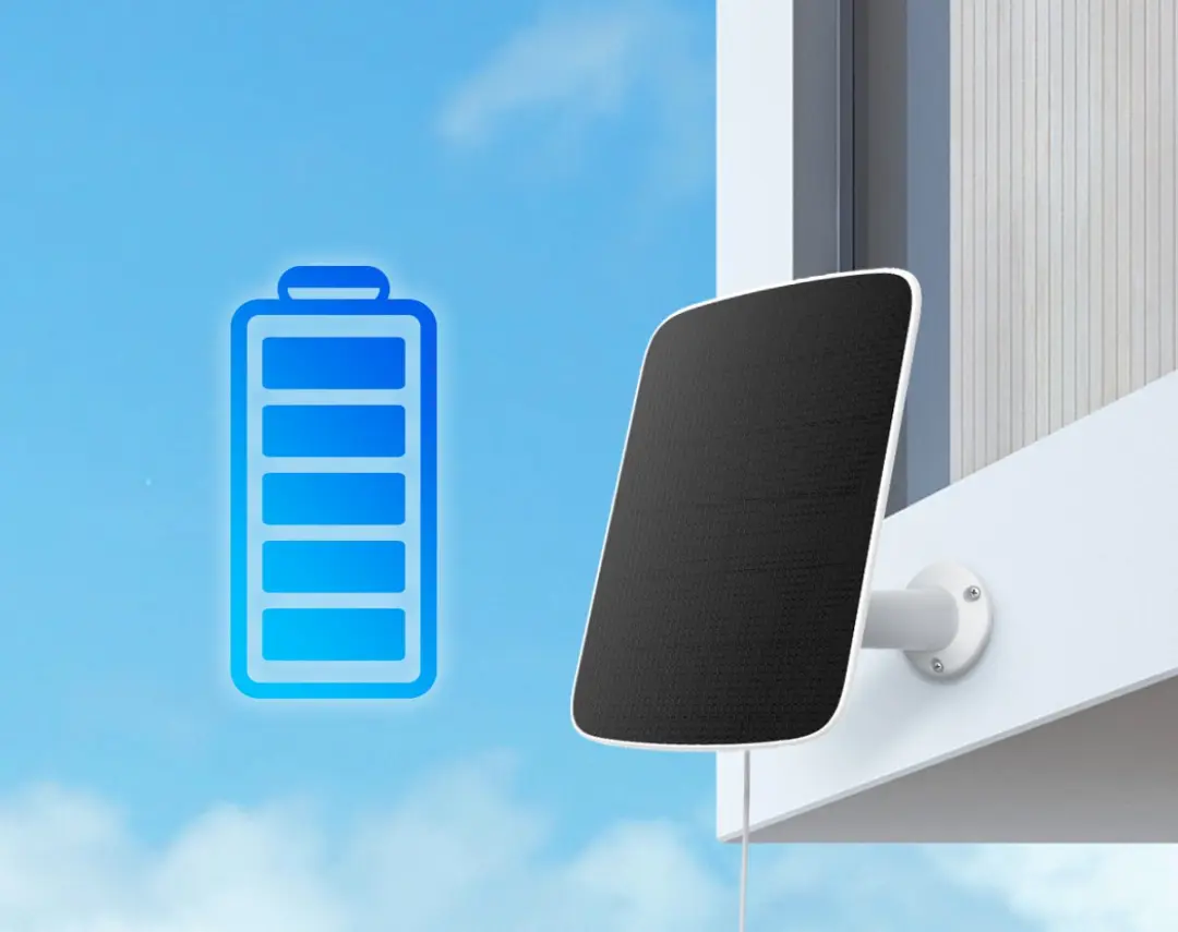EZVIZ Panel-e Zonnepaneel USB-C - Wit/Zwart