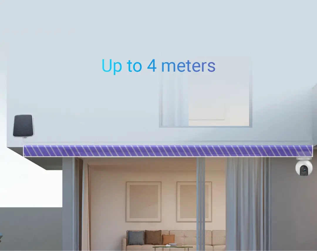 EZVIZ Panel-e Zonnepaneel USB-C - Wit/Zwart - afbeelding 6 van 6