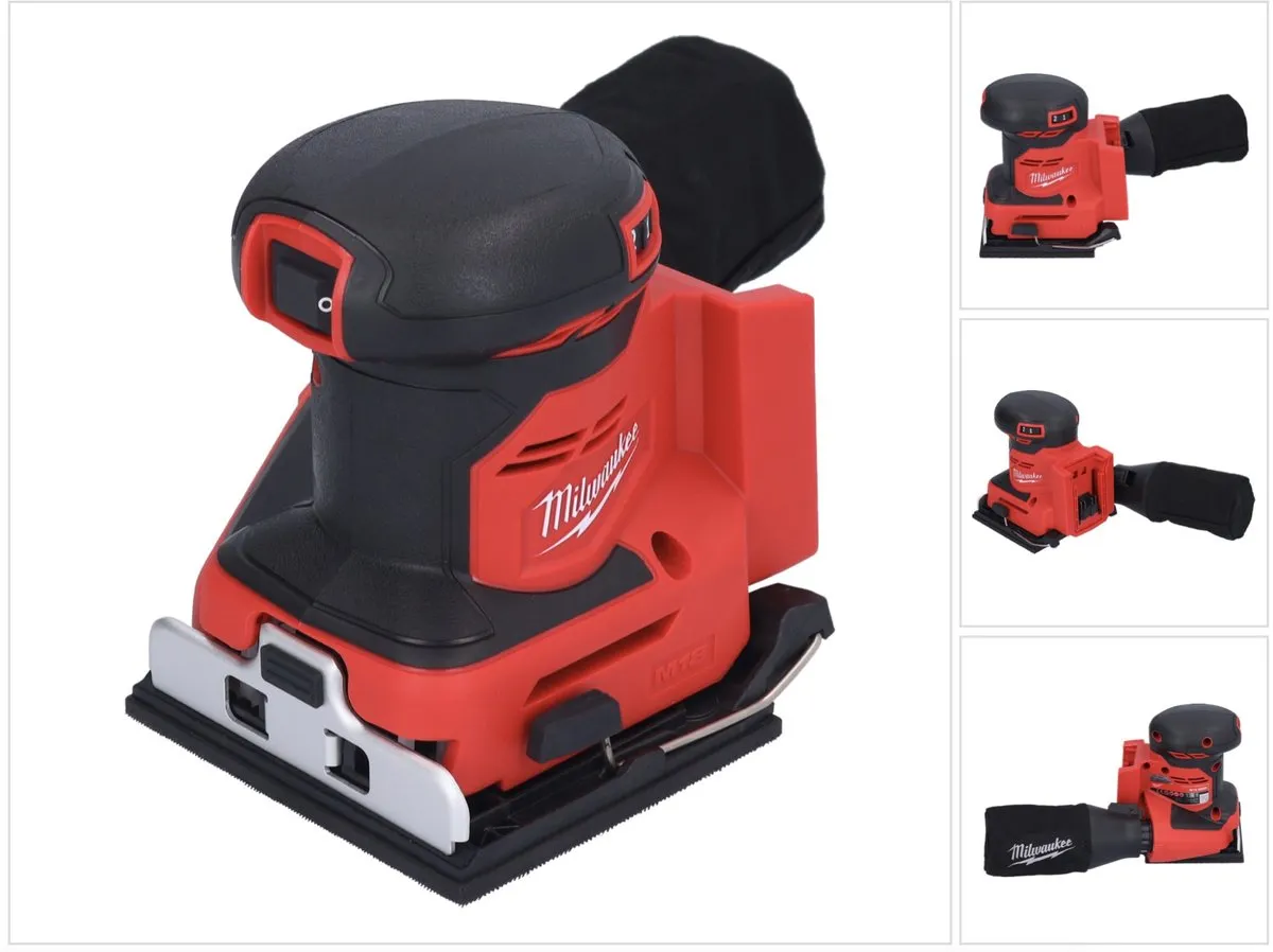 Milwaukee M18 BQSS-0 Vlakschuurmachine - 13.000 r/min