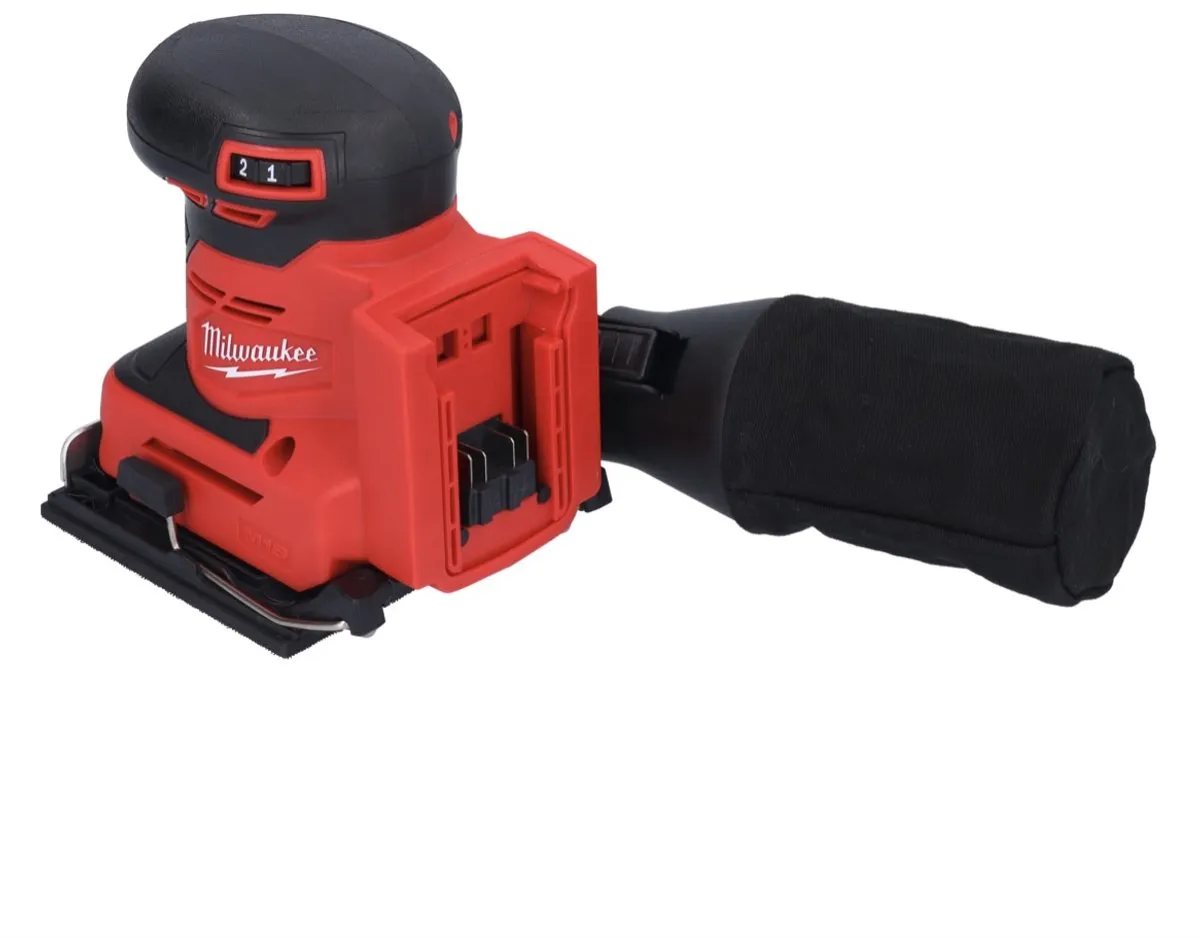 Milwaukee M18 BQSS-0 Vlakschuurmachine - 13.000 r/min