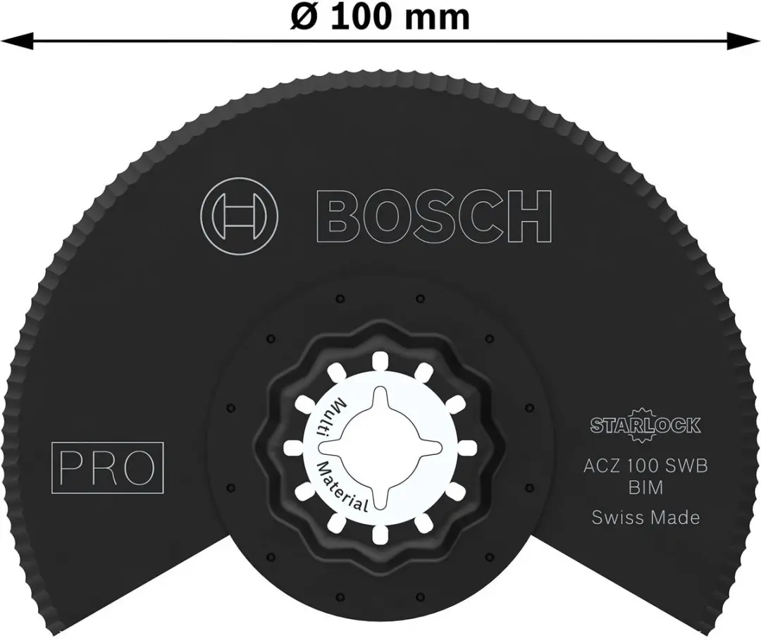 Bosch Professional PRO ACZ 100 SWB Blad - Oscillerend