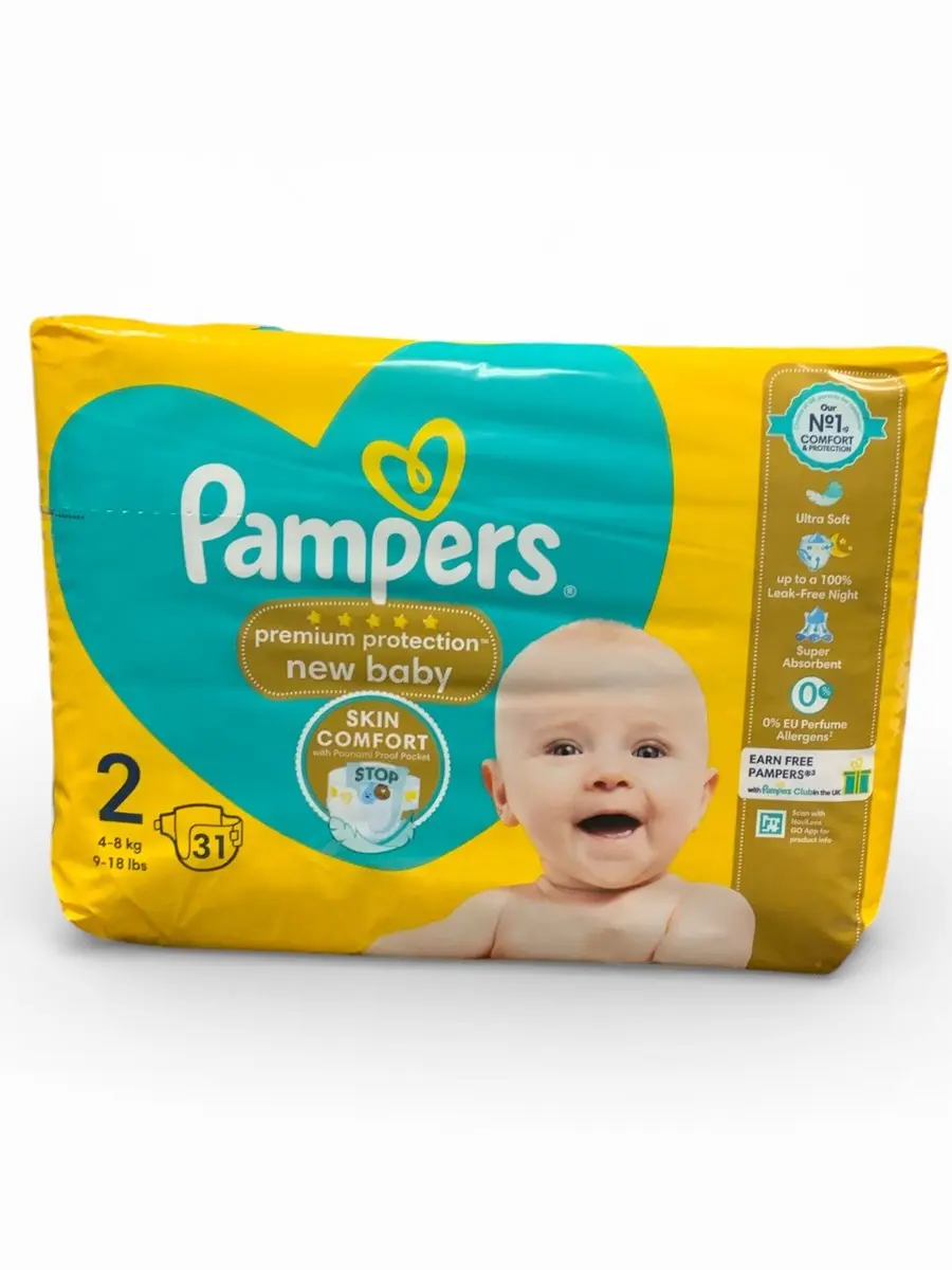 Pampers Premium Protection Maat 2 Luiers 31 Stuks