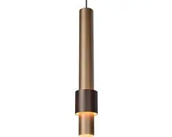 Lucide MARGARY Hanglamp - Ø28cm - 3x4W LED 2700K - Koffie - afbeelding 6 van 6