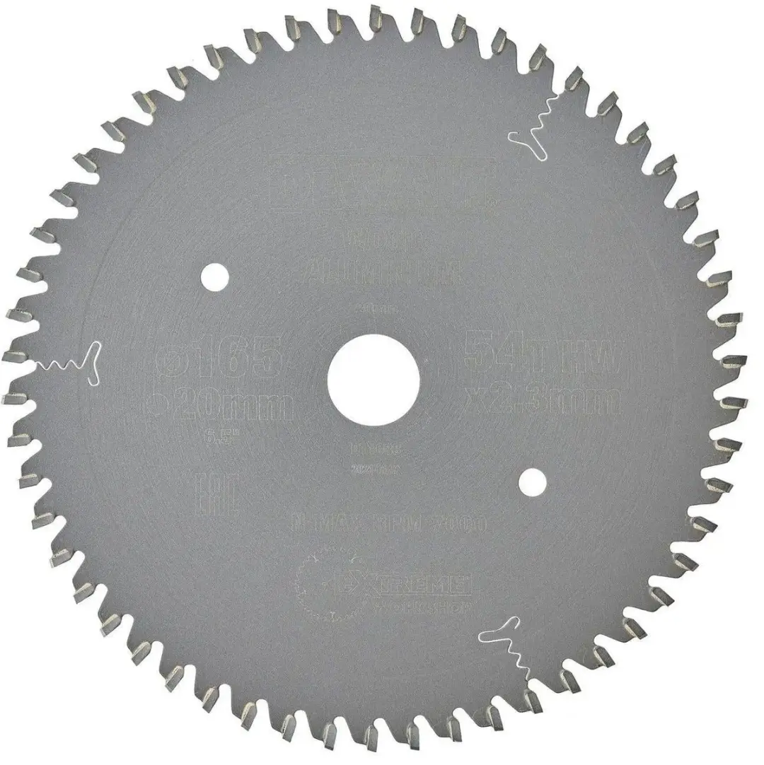 DeWALT DT1088-QZ Cirkelzaagblad Aluminium 165mm - 54T