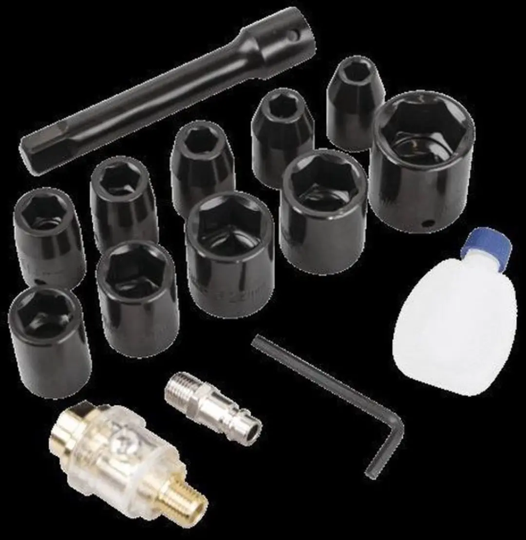 Scheppach Pneumatische Slagmoersleutel 1/2" 7906100717 - 10 Doppen
