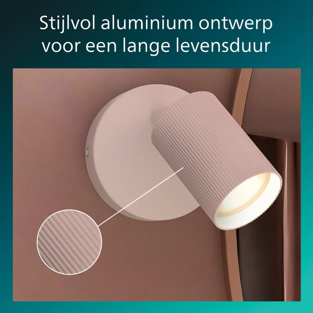Philips Wyatt Opbouwspot GU10 5W - Wit