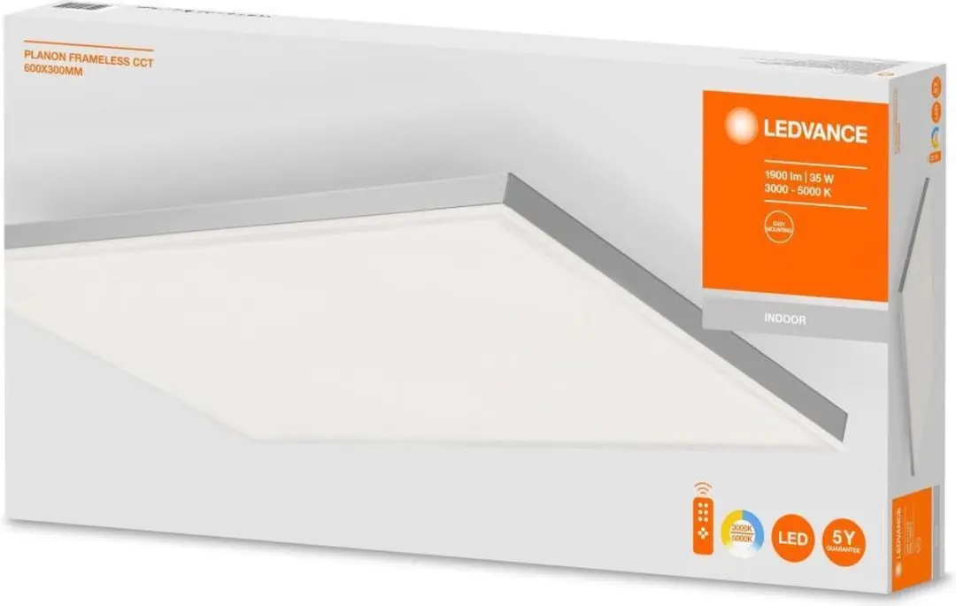 LEDVANCE Planon Frameless RGB+CCT Paneelarmatuur 35W - Wit
