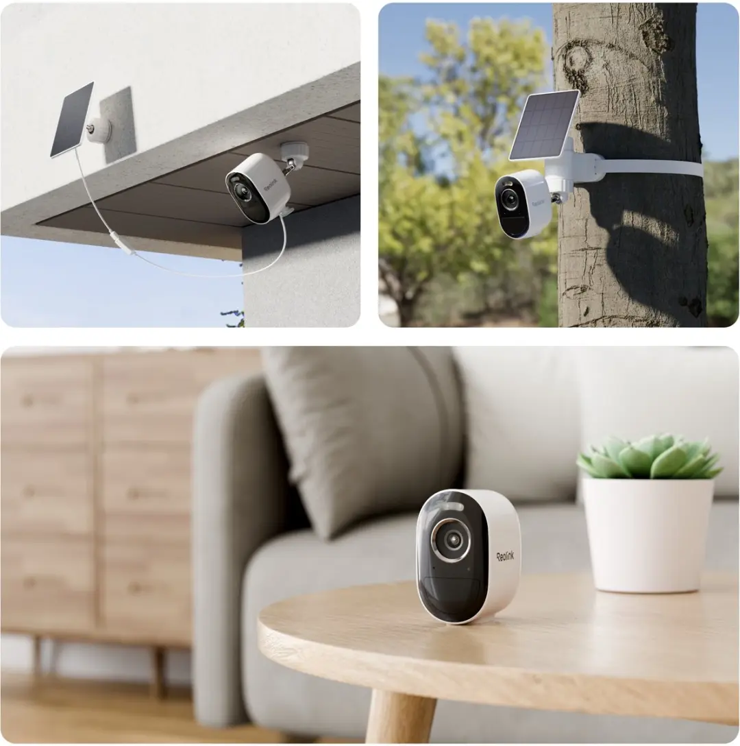 Reolink Argus B330 Accucamera - 3K 5MP - Wit - Zonnepaneel Lite