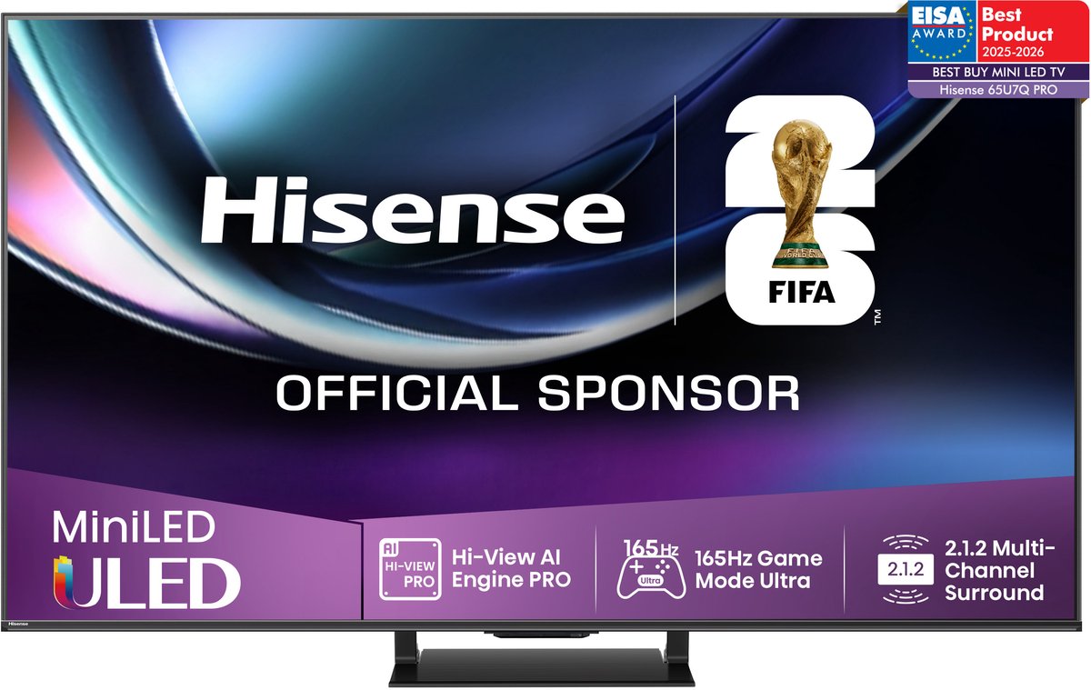 Hisense 75U7Q PRO - 75 inch - 4K MiniLED - 2025