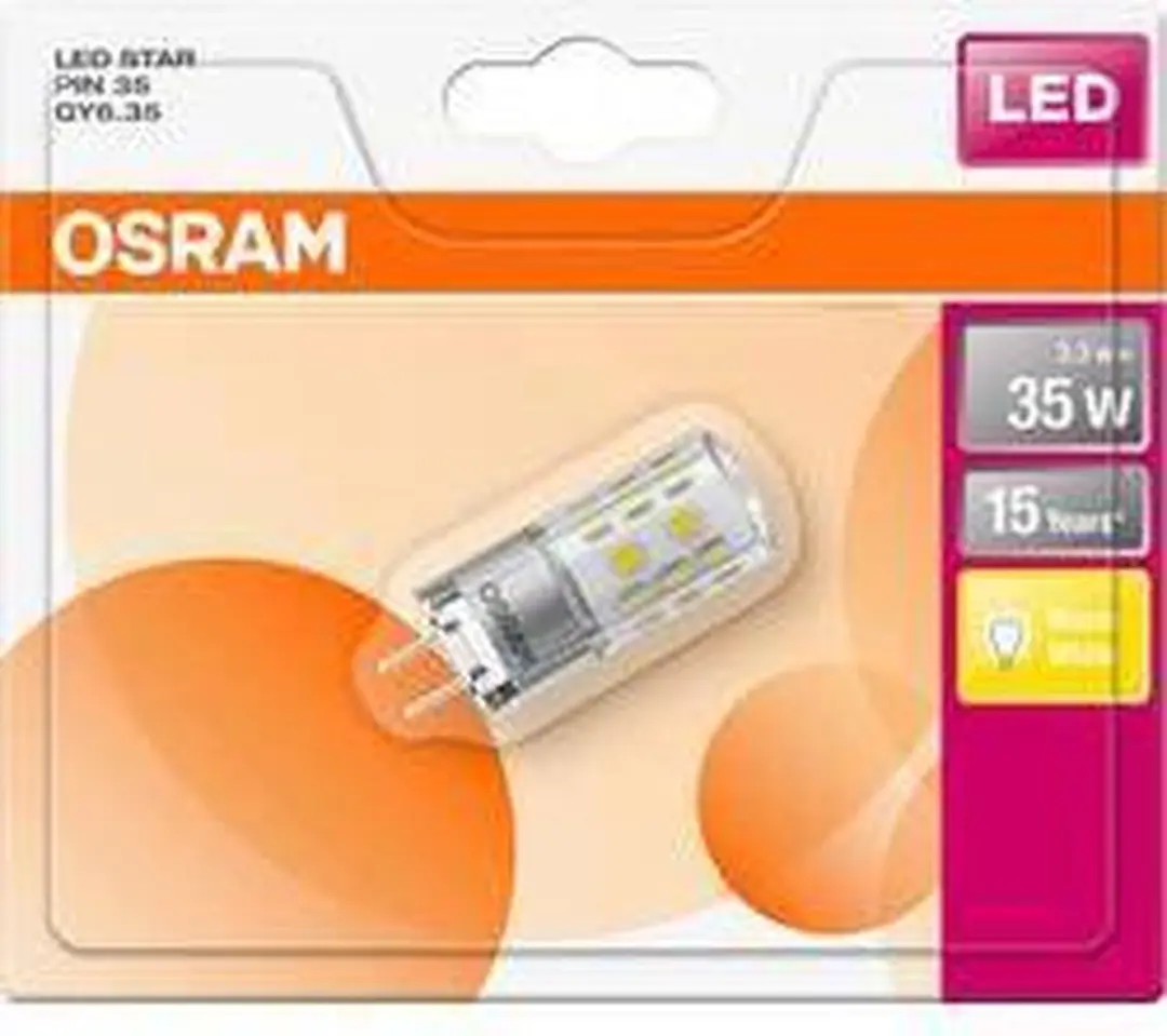 Osram LED Penlamp GY6.35 3.3W Warm Wit