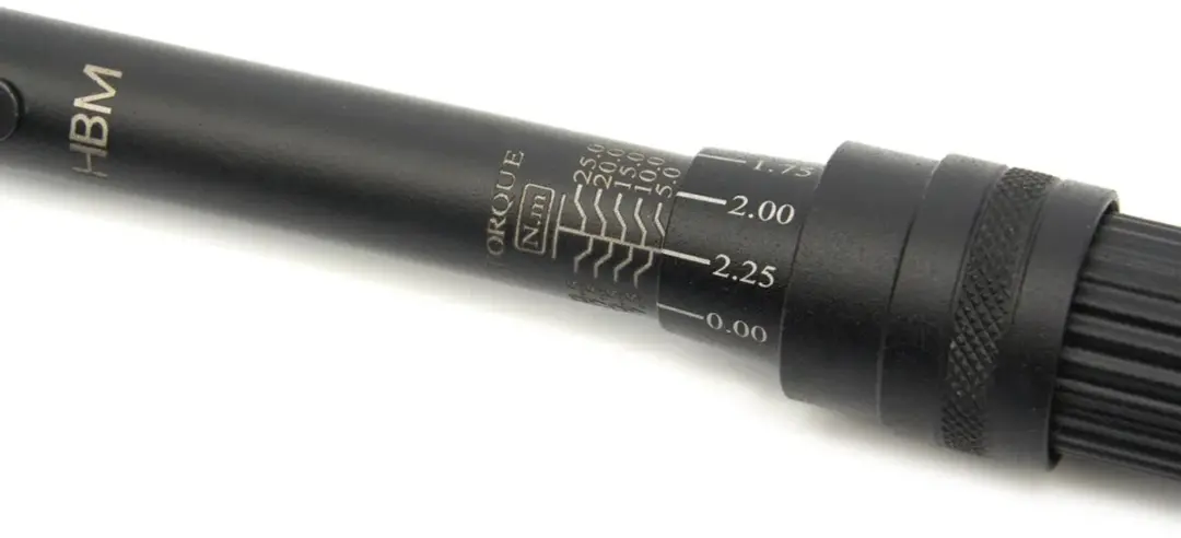 HBM Lemato 1/4" Momentsleutel 5-25 Nm - Aluminium - afbeelding 6 van 6