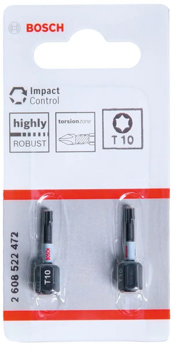 Bosch Professional PRO Torx Slagmoerbeitel T10 25mm - 2-delig - afbeelding 6 van 6