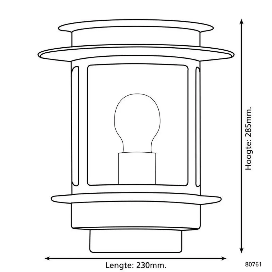 Eglo Exit 1 Wandlamp - Zilver