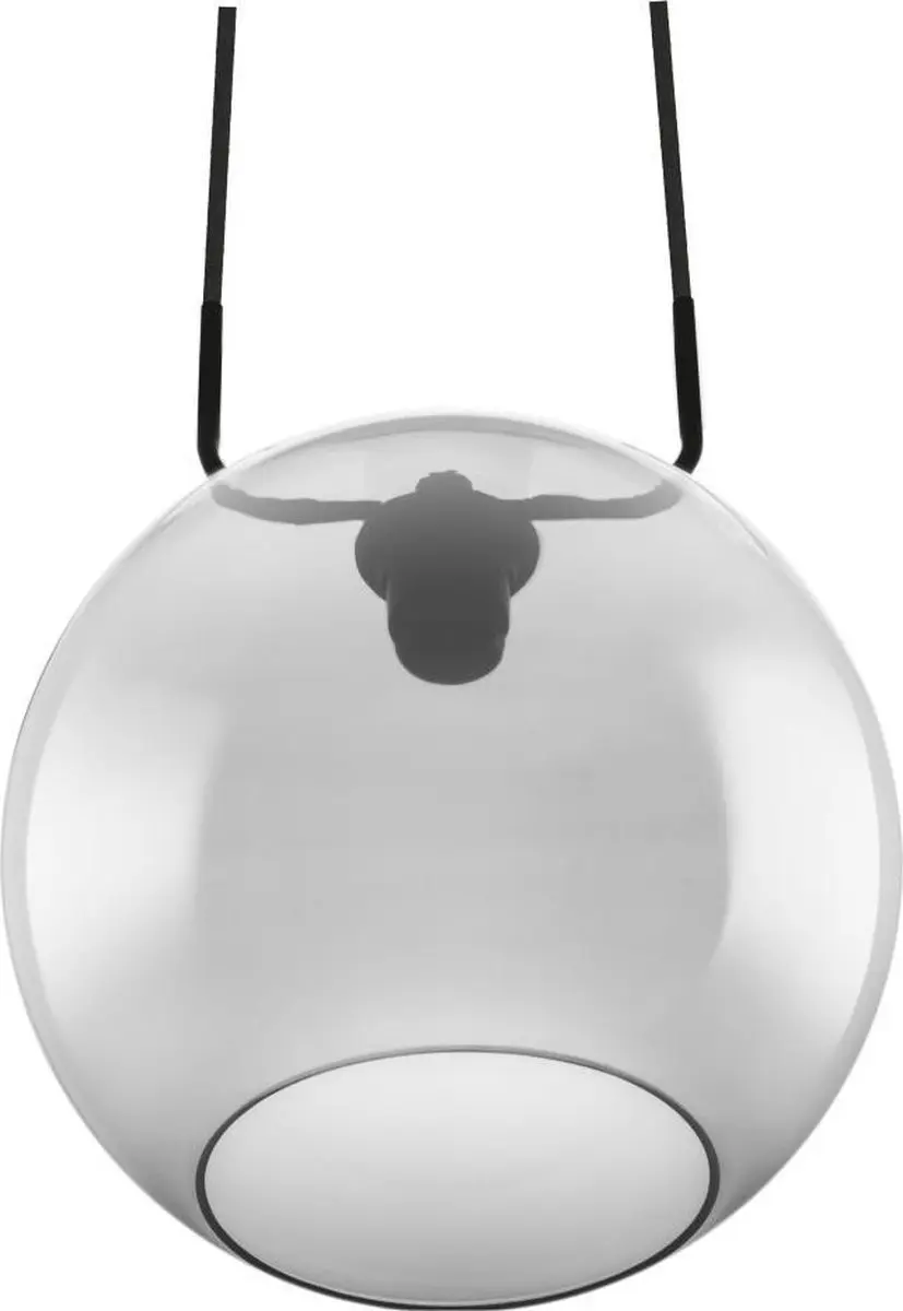LEDVANCE Vintage 1906 Globe Pendelarmatuur E27 - Rookgrijs