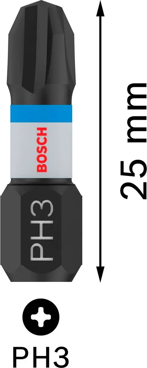 Bosch Professional PH3 25mm Slagbit - 2-delig