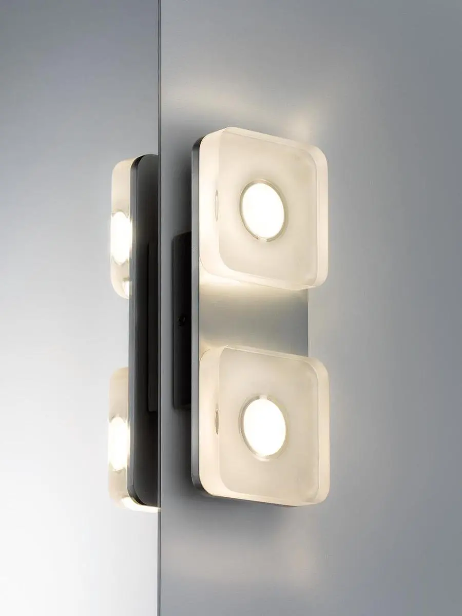 Paulmann Tucana Badkamerlamp 2x9W - Ø10cm - Aluminium